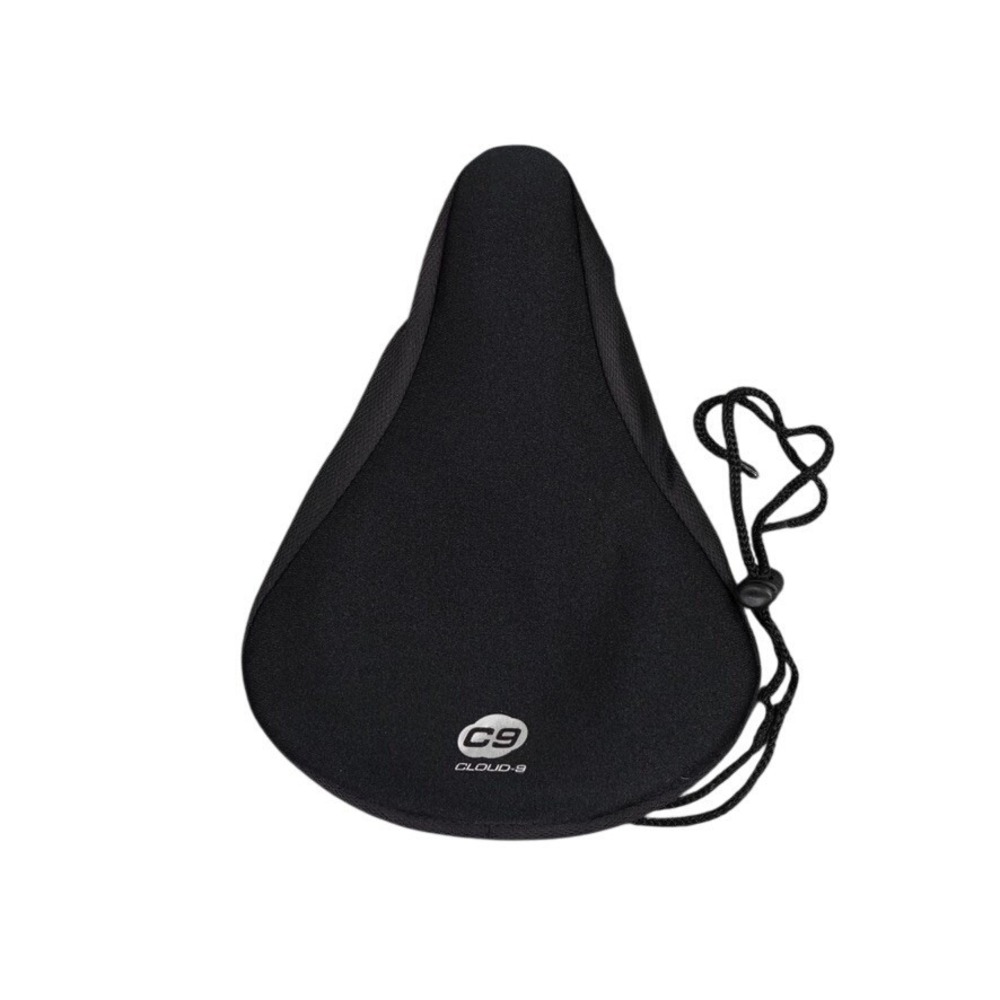 C9 Cloud-9 Bicycle Seat Cover Unisex OS Black Padded Drawstring Cushion